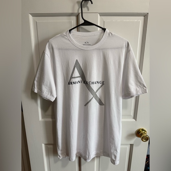 Armani Exchange Other - NWT Armani Exchange White T-Shirt with Black AX Logo Medium